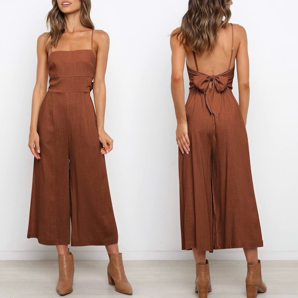 Rustic Red Jumpsuit - Picture 3 of 5